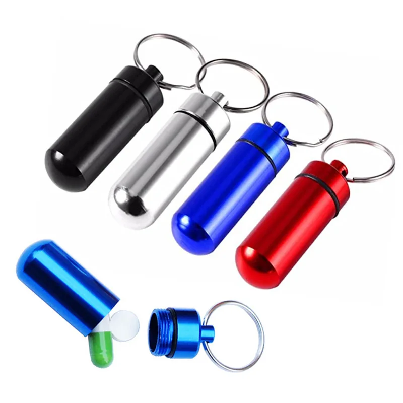 First Food Jar - 4PCS Waterproof Aluminum Pill Holder with