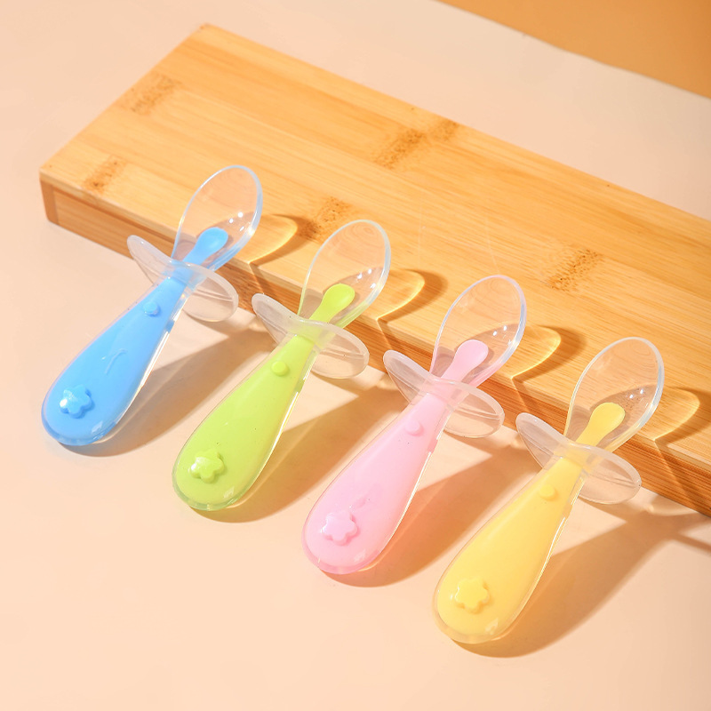 Baby Food Feeder - Baby Silicone Spoon, Baby Rice Paste