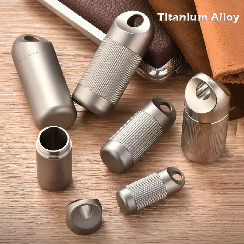First Food Jar - Titanium Alloy MINI Pill Box Waterproof