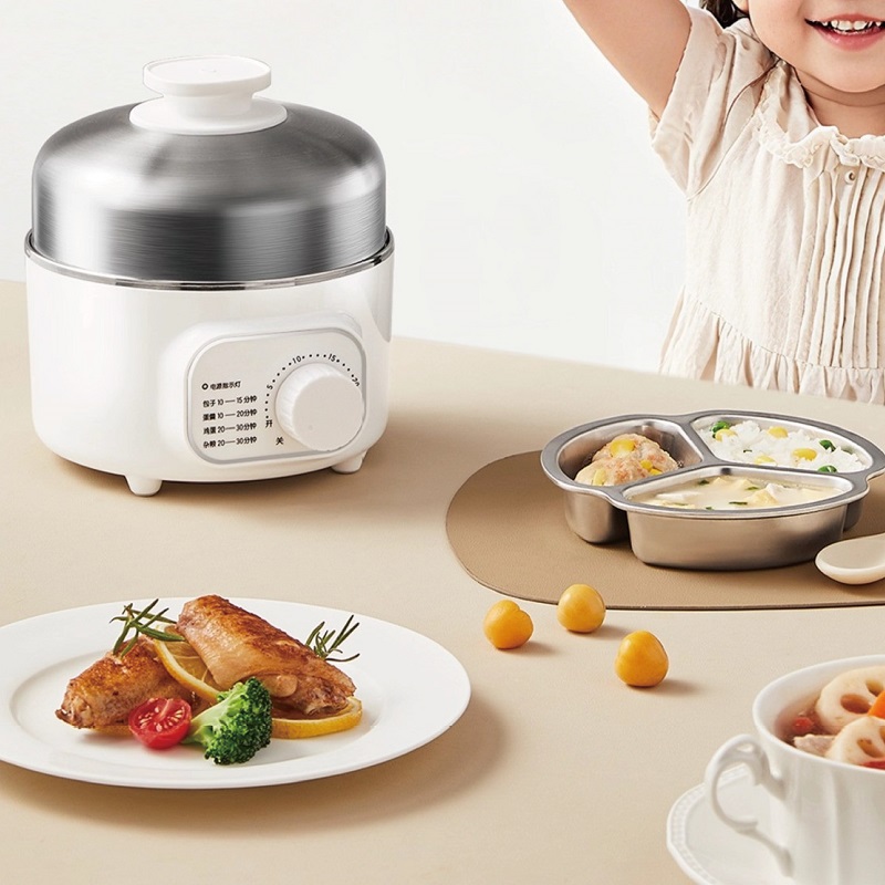 Baby Food Steamer - 400W Multifunctional Egg Cooker Dormitory Breakfast