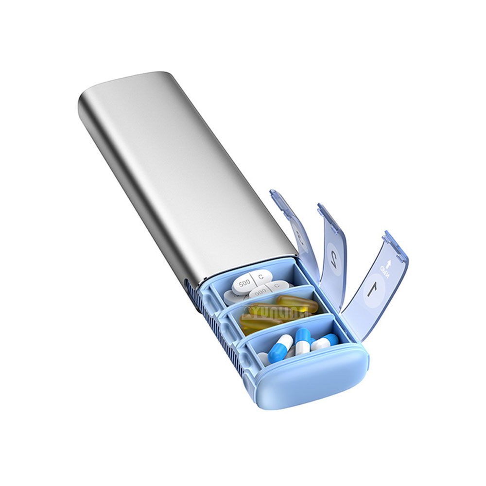 7-Day Aluminum Alloy Pill Case - First Food Jar review and price