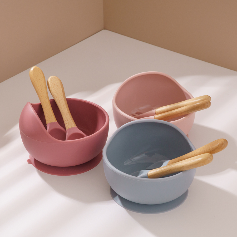 3PCS Baby Silicone Dinner Set  - Baby Food Dinner review and price