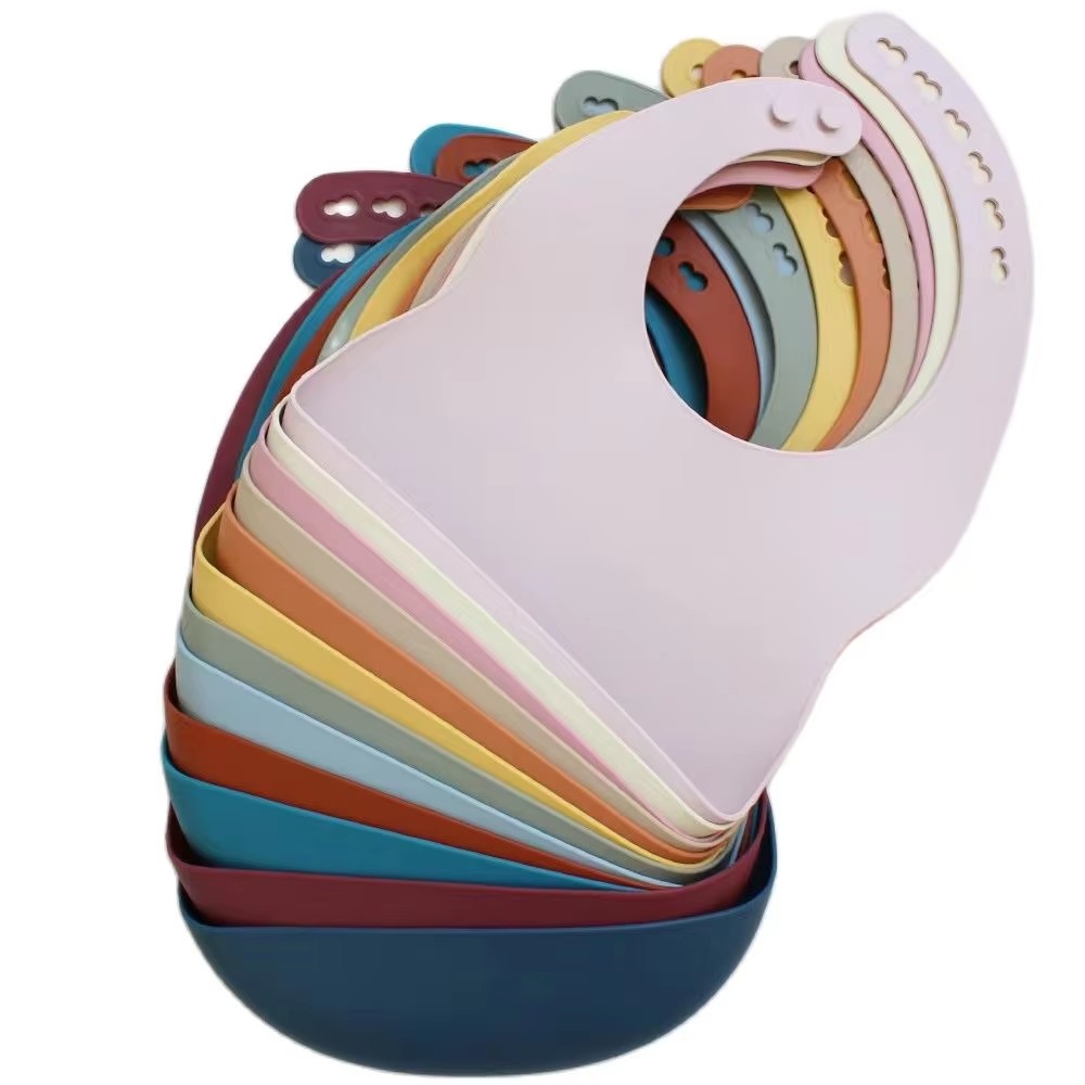 Baby Silicone Tray Bib Waterpr - Baby Food Eating review and price