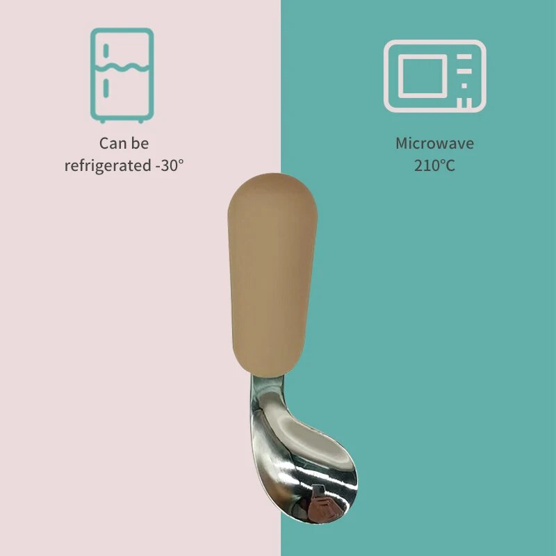 Baby Spoon Fork Set 316 Stainl - Baby Food Utensils Set review and price