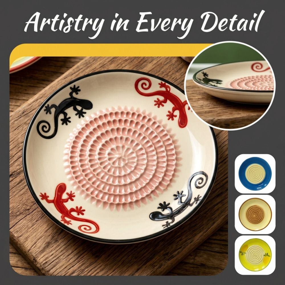 Round Plate Ceramic Ginger Gra - Baby Food Grater review and price