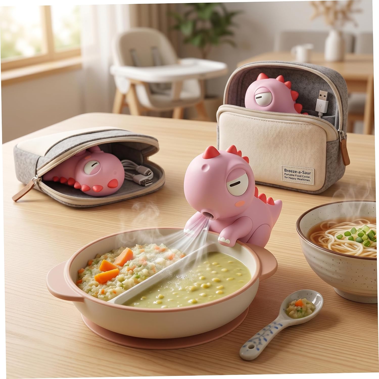 Cute Elephant Mini Fan Baby Fe - Baby Food Dinner review and price