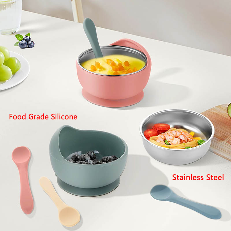 3Pcs Set Baby Feeding Bowl Wit - Baby Food Feeder review and price