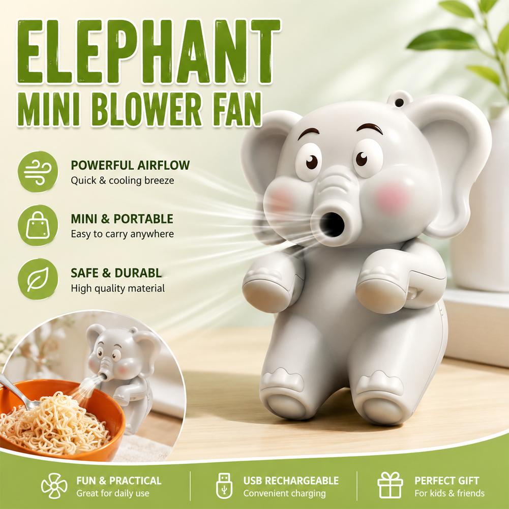 Mini Elephant Food Cooler Fan, - Baby Food Dinner review and price