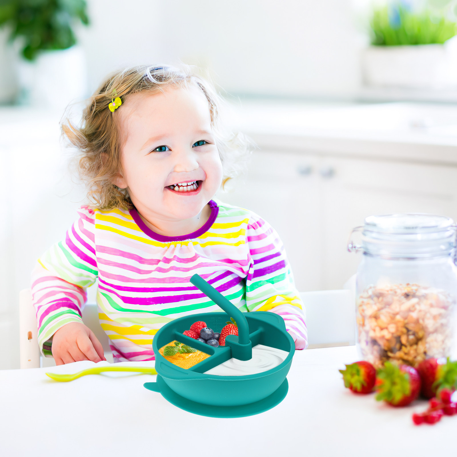 1Pcs Anti-Break Silicone Dinne - Baby Food Dinner review and price