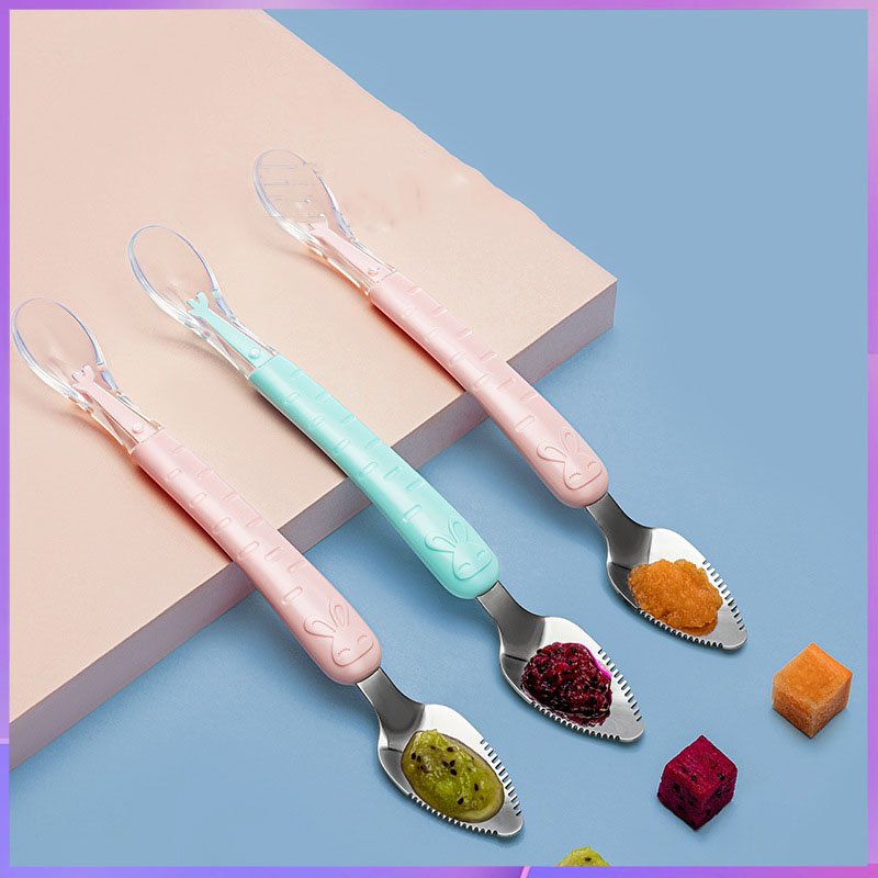 Double headed scraper spoon fo - Baby Food Apple review and price