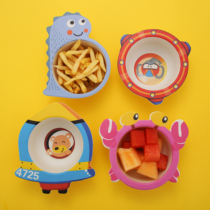 Cartoon Baby Feeding Bowl Bamb - Baby Food With Fiber review and price