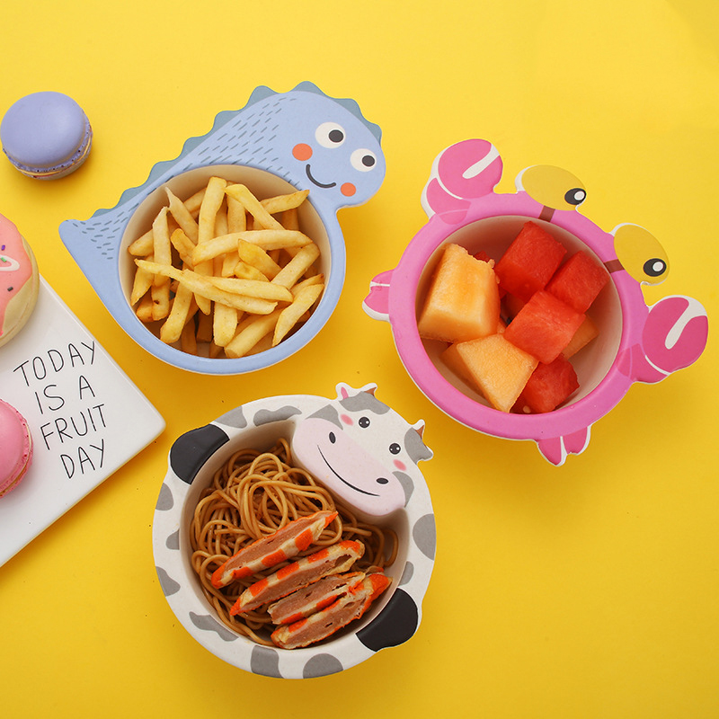 Cartoon Baby Feeding Bowl Bamb - Baby Food With Fiber review and price