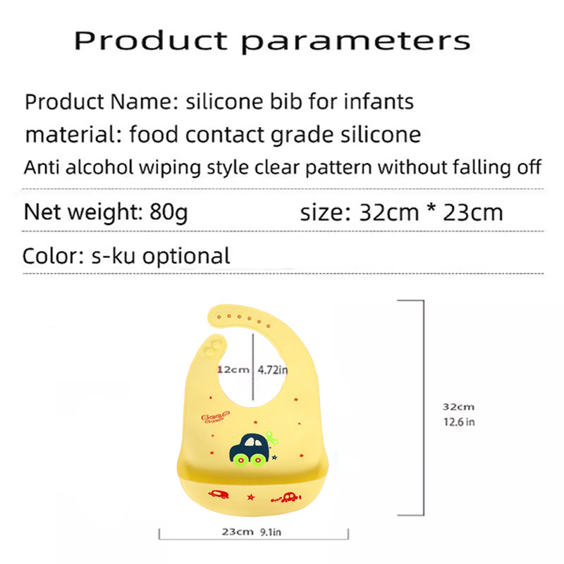 Silicone Baby Feeding Bib Wate - Baby Food Eating review and price