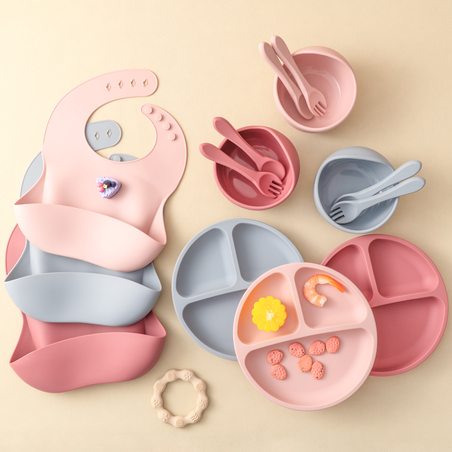 5Pcs Baby Silicone Feeding Set - Baby Food Menu review and price