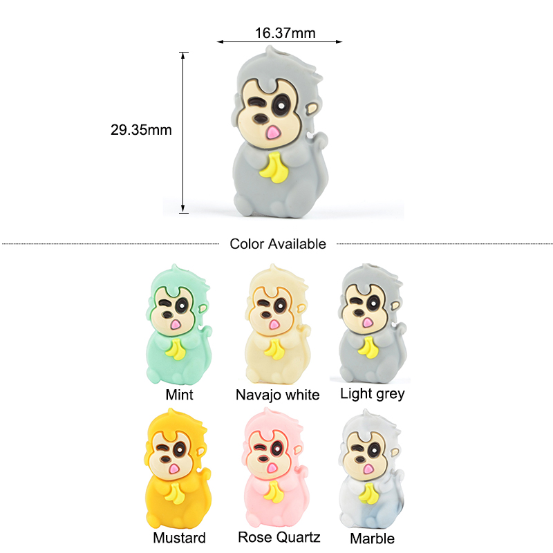 LOFCA 10pcs Leaf Silicone Bead - Baby Food Name review and price