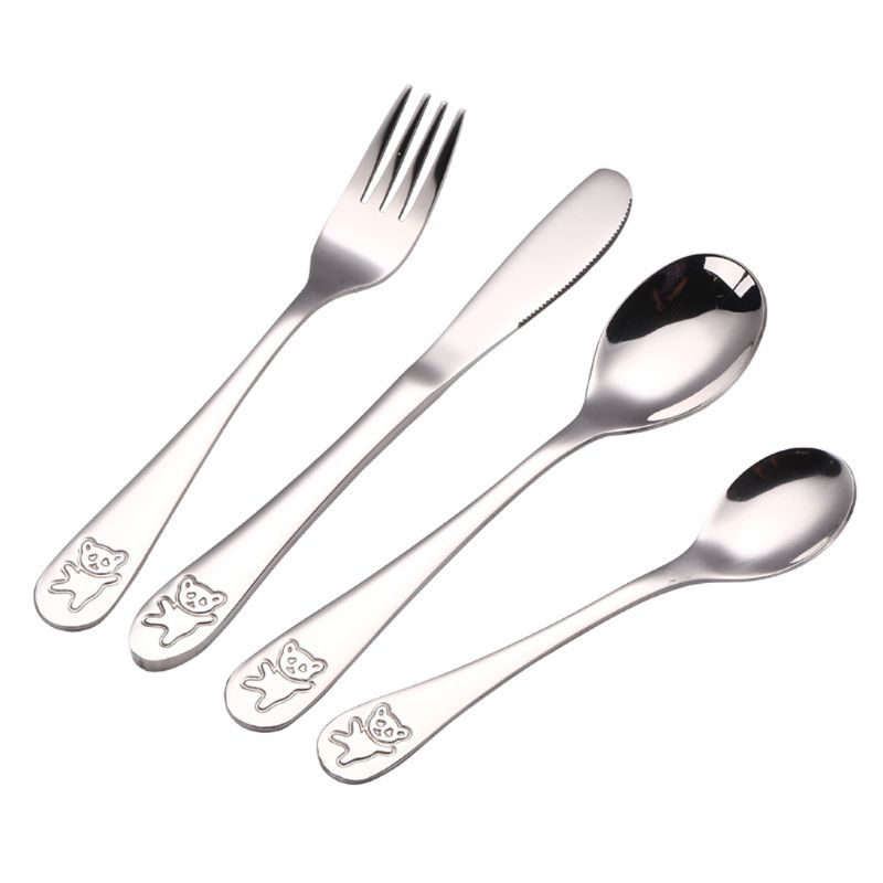4 Pcs/set Baby Teaspoon Spoon  - Baby Food Utensils Set review and price