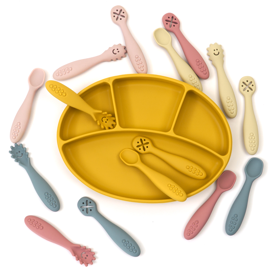 3PCS Cute Baby Learning Spoons - Baby Food Utensils Set review and price