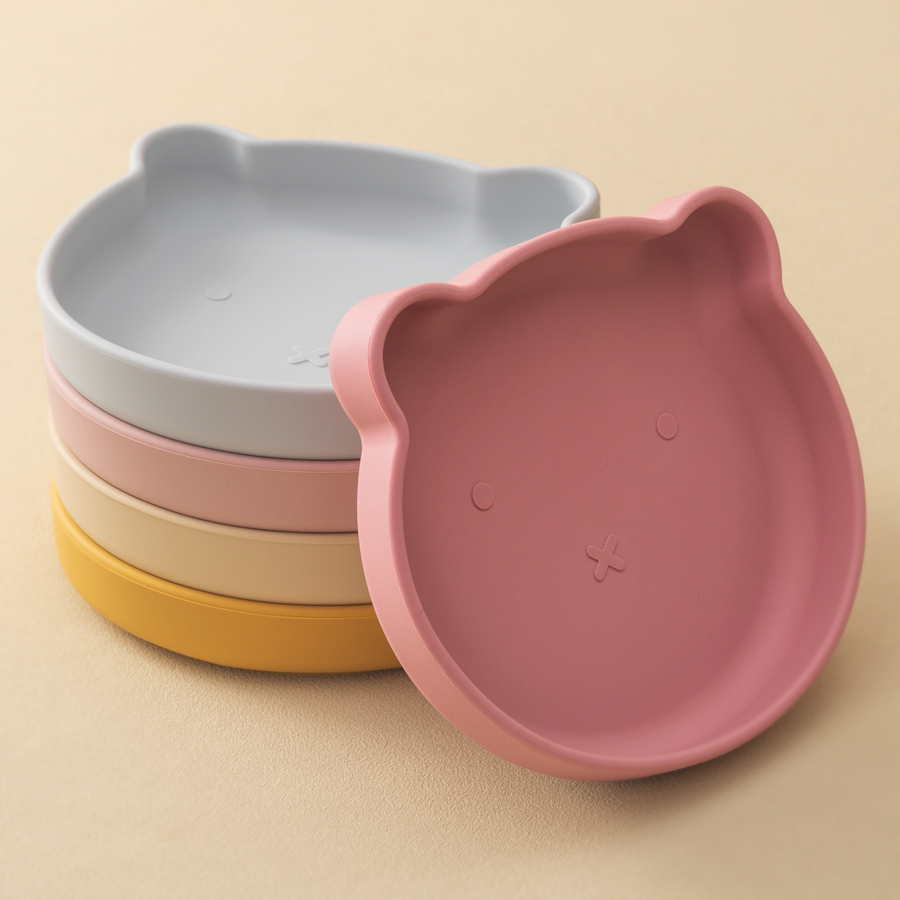 1PC Silicone Baby Dishes Sucti - Baby Food Eating review and price