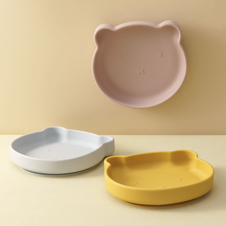 1PC Silicone Baby Dishes Sucti - Baby Food Eating review and price