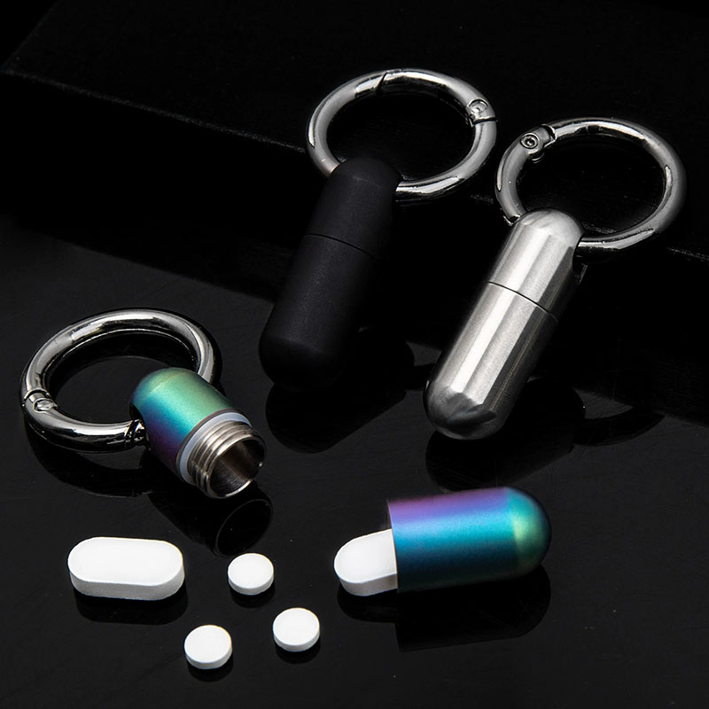 Pure Titanium Waterproof Pill  - First Food Jar review and price
