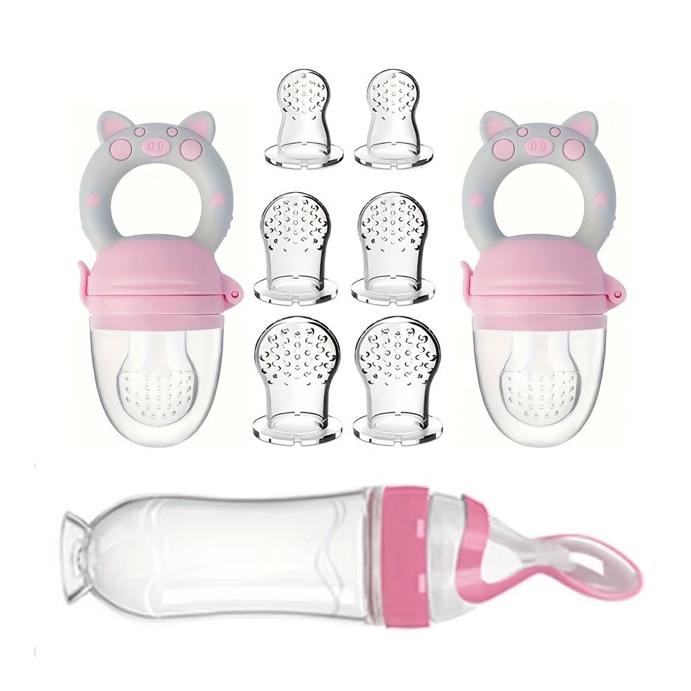 9pcs Feeding Cutlery:1 Silicon - Baby Food Feeder review and price