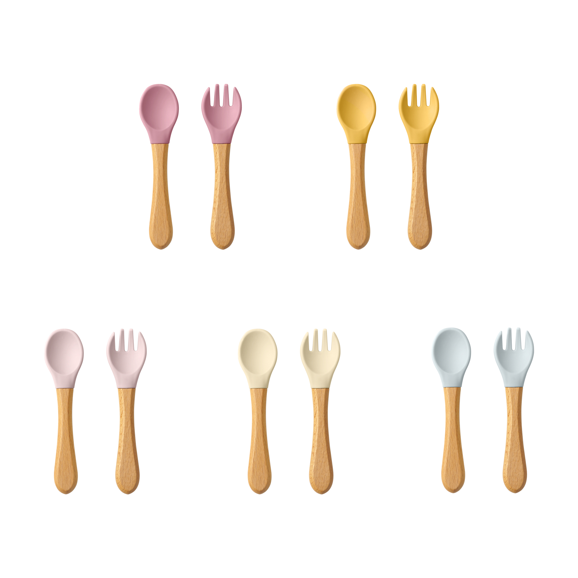 2PCS Baby Learning Spoons Uten - Baby Food Utensils Set review and price