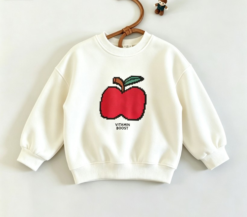 Small Child Crewneck Sweatshir - Baby Food Apple review and price